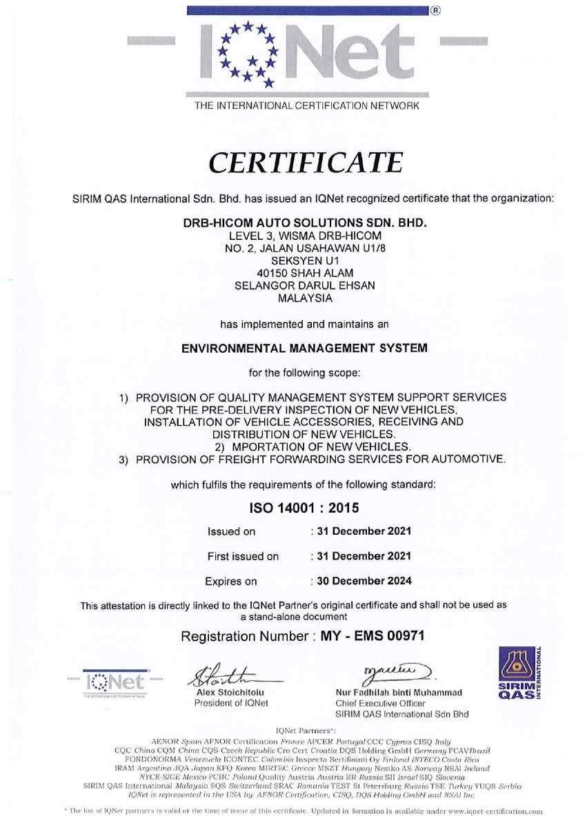 DHAS ISO 14001:2015 (HQ)